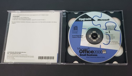 Microsoft Office 2000 Small Business Upgrade 2 Discs X04-92653 - Picture 2 of 4