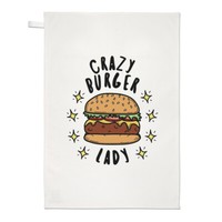 VerrüCkte Hamburger Damen Stars Geschirrtuch SpüLlappen Fast Food Lustiger Witz