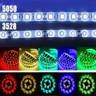 5M 300 LED Strip Light 3528 5050  SMD RGB Ribbon Tape Roll Waterproof DC 12V