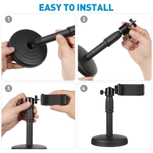 Rotating Mobile Phone Bracket Adjustable Holder for Cell Wall Mounted Stand - 第 3/11 張圖片