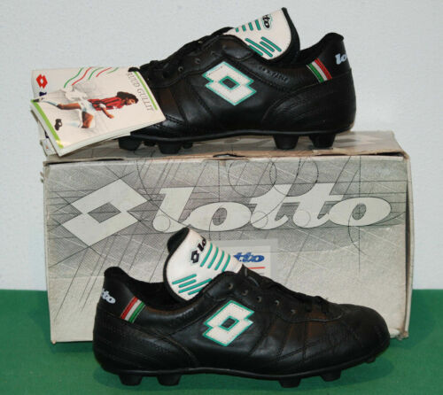 lotto vintage GULLIT GO SAN PAOLO soccer boots milan holland italia 90 deadstock - Imagen 1 de 12