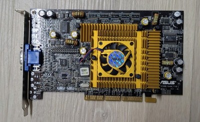 ASUS V8200 Deluxe  Rev. 1.01 GeForce 3 64MB DDR AGP 4x Retro Grafikkarte