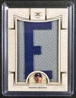 FREDDIE FREEMAN 2025 TOPPS DEFINITIVE GAME-USED NAMEPLATE LETTER "E" PATCH 1/1
