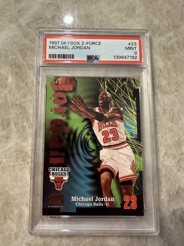 1997-98 Skybox Z-Force Michael Jordan #23 PSA 9 MINT Chicago Bulls NBA Card