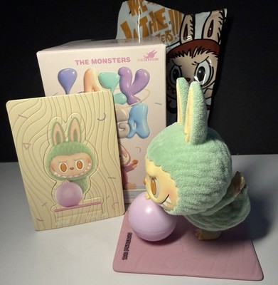 Labubu Pop MART the Monsters Lazy Yoga Series Figurine ~ Zone Out  ~ Authentic