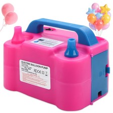 Electric Balloon Pump,Portable Dual Nozzle 110V 600W Electric Balloon Blower ...
