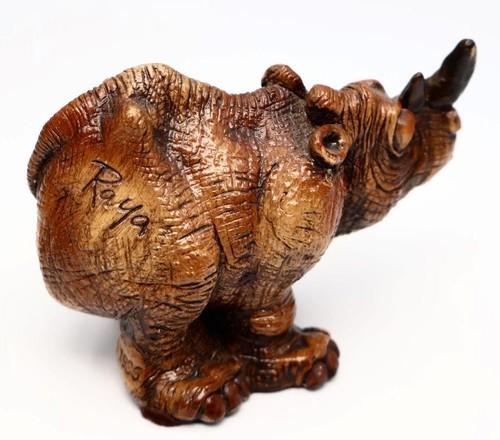 Vintage 1989 John Raya Designs Beasties of the Kingdom Rikki Rhino - Picture 3 of 7