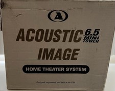 home theater Speaker system acoustic image 6.5 mini tower Speakers With Box