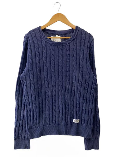 WACKO MARIA Knit Sweater (Thick) M Cotton NVY 17ss-wmk-kn07