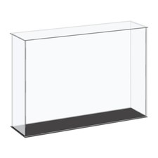 Acrylic Display Case Plastic Box Cube Storage Box Clear 41x11x30.5cm