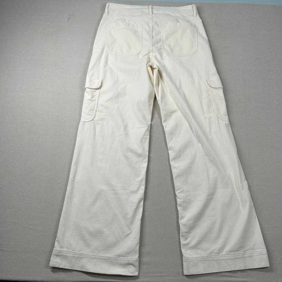 American Eagle Corduroy Pants Womens 12L Long Super High Rise Baggy Wide Leg - Image 2 of 4