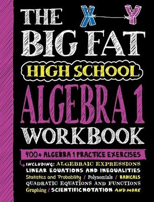 Workman Publishing The Big Fat High School Algebra 1 Workbook (Taschenbuch)