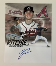 JR Ritchie Autograph Signed 8x10 Photo Top Prospect Atlanta Braves