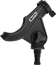 Baitcaster spinning rod holder without mount black