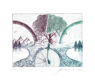 YVONNE DE VRIES: Exlibris für Yvonne & Francois