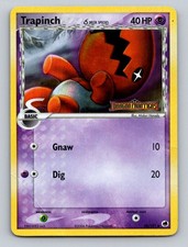 Trapinch 68/101 Common Dragon Frontiers Pokemon Reverse Holo Heavily Played
