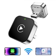 USB Auto Wireless CarPlay Adapter For iPhone Apple Wireless Dongle Plug   Play