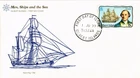 Dr Jim Stamps Gilbert Islands 5C Commodore Byron Fleetwood Man Ships And Sea Fdc