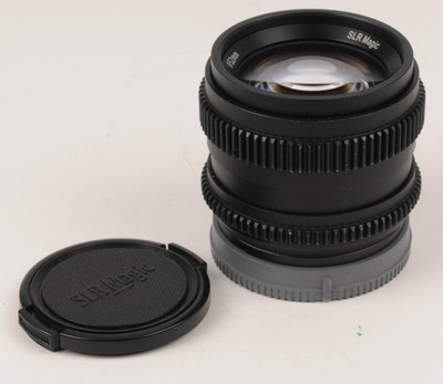 SLR Magic 50mm f1.1 Cine Objektiv manueller Fokus Sony FE Mount (2782G)
