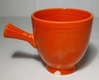 1936 Vintage RED ORANGE FIESTA Demitasse Cup RADIOACTIVE RED ORANGE FIESTAWARE