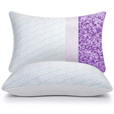 Cooling Pillows Queen Pack Memory Foam Adjustable Size Zipper Firmness