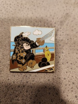 Pete and Mickey Mouse Pirates of the Caribbean Starter Disney Pin 83686