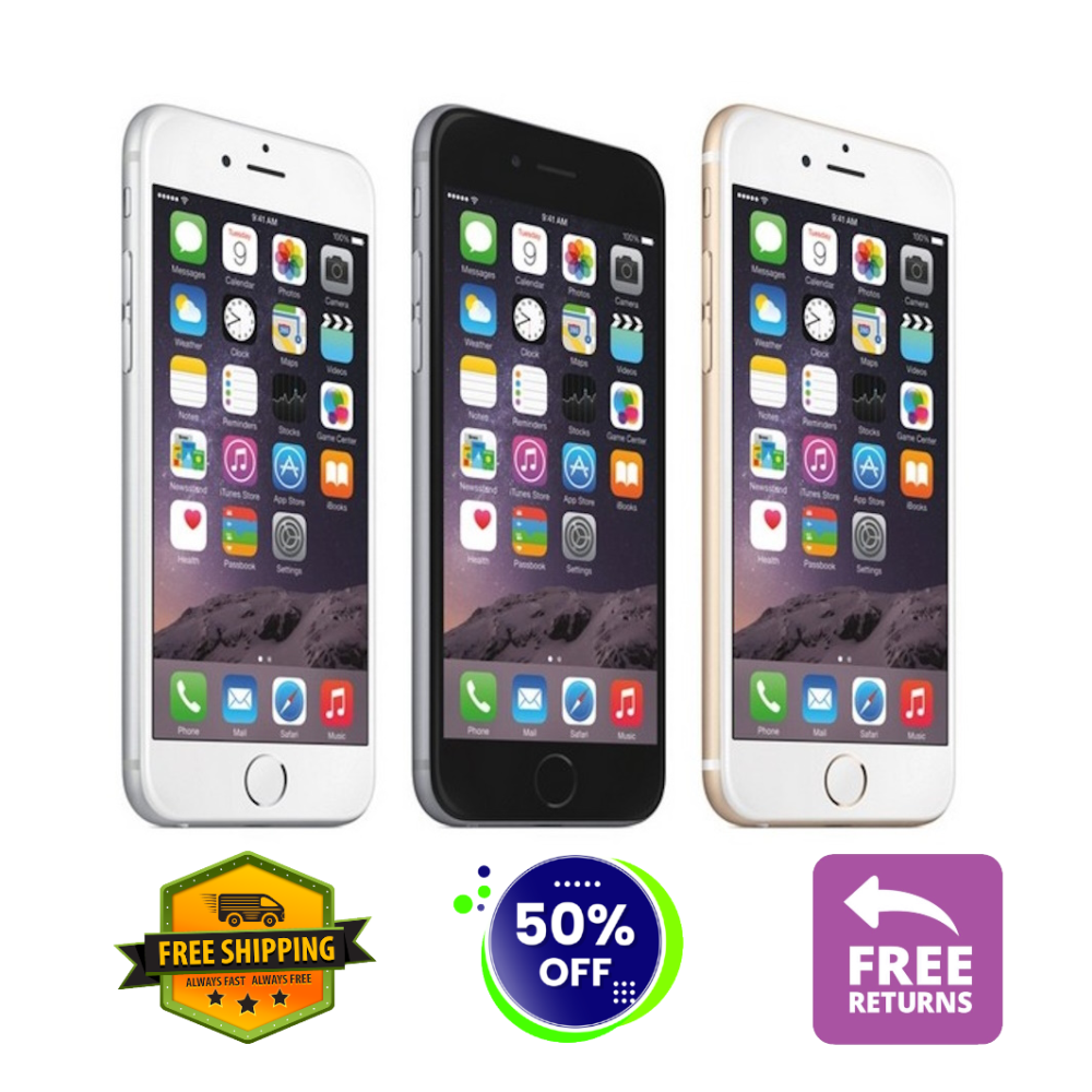 Apple iPhone 6s - Gold, Gray, Rose Gold - 16GB/32GB/128GB