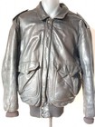 NEW MAN BLOUSON CUIR NOIR "PILOTE" TAILLE L BELLE PATINE