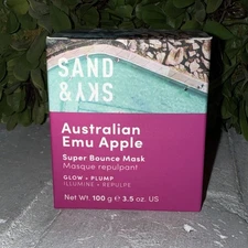 Sand & Sky Australian Emu Apple Super Bounce Mask 3.53oz DULL SKIN MSRP $38