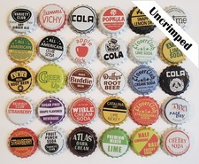 200 Random Soda Pop Bottle Caps Unused, Zero Defects Vintage Classic