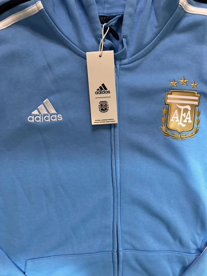 adidas Men's Argentina DNA Track Top uk large new - Image 3 of 4