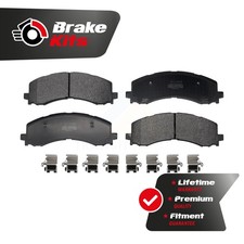 Front Semi-Metallic Brake Pad Set For 2021-2025 Ford F-150 2022-2024 Bronco
