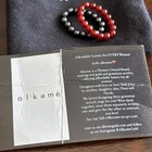 ALKEME Set of  2 Stretch Beaded Gemstone Rings NEW IN BAG — photo 4