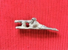 Toy Soldier : Vintage Lead /Machine Gun , Prone ... 3"