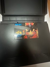 Real Bout Fatal Fury SNK Neo Geo AES ROM Cartridge CIB Japan Import Tested Rare