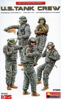MIA37005 1:35 Miniart Figure Set - Modern US Tank Crew