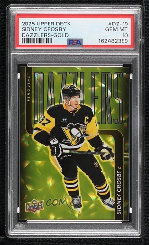 Sidney Crosby [Gold] #DZ-19 2025 Upper Deck Dazzlers card