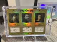 2025 Eternal Revelation Da Vinci Michelangelo Raphael Triple History Relic /10