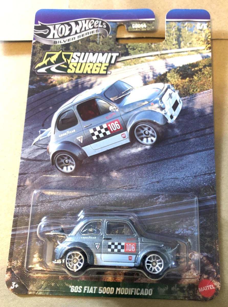 2026 Hot Wheels Silver Series Summit Surge '60S FIAT 500D