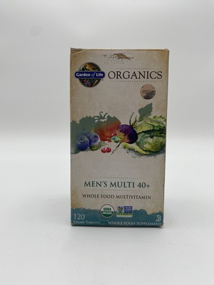 #ad Garden of Life Organic Men#x27;s Multivitamin 40 120 Tablets Exp 9 27 $32.97
