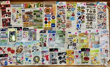 HUGE Mixed Lot of 41 Sports Scrapbook Stickers Jolees, La Petites, Karen Foster