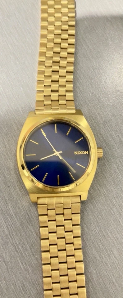 Nixon Time Teller Watch (Gold/Cobalt) Stainless Steel Analog Watch - image 2 of 4