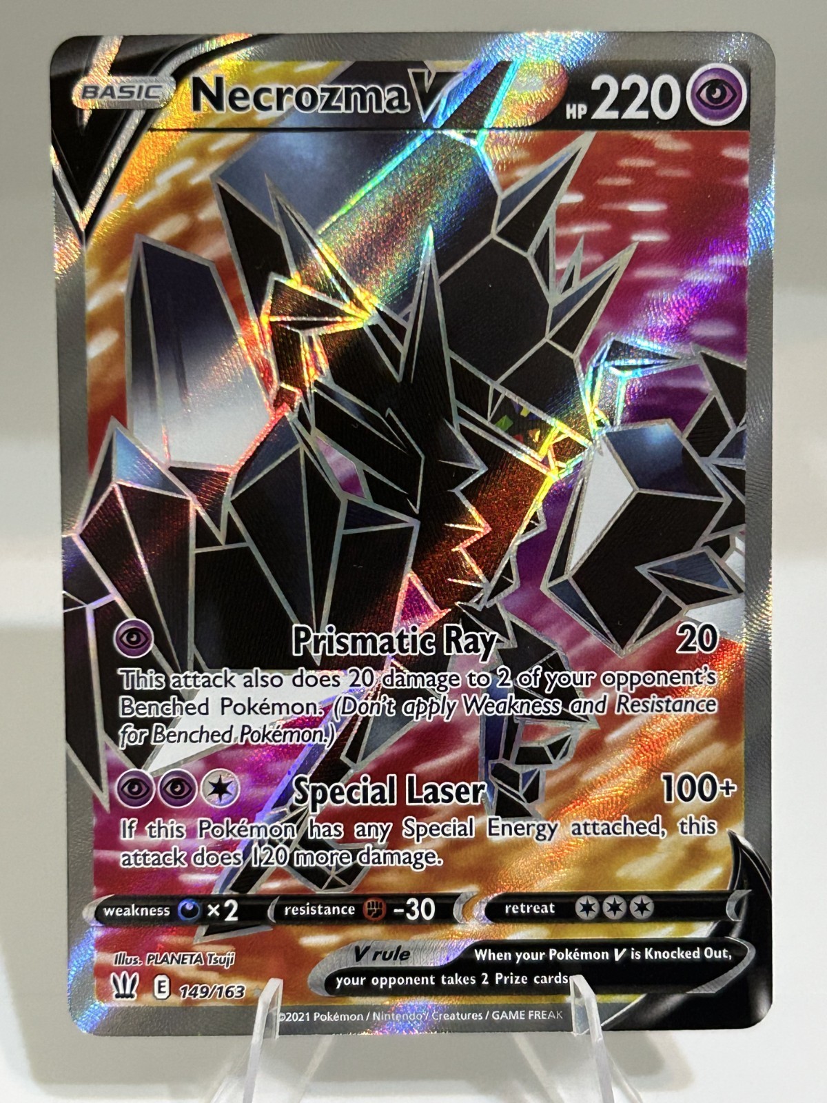 Necrozma V (Full Art) 149/163 Swsh05: Battle Styles Holo