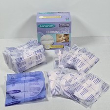 Lansinoh Stay Dry Disposable Nursing Pads for Breastfeeding 28 Count Open Box