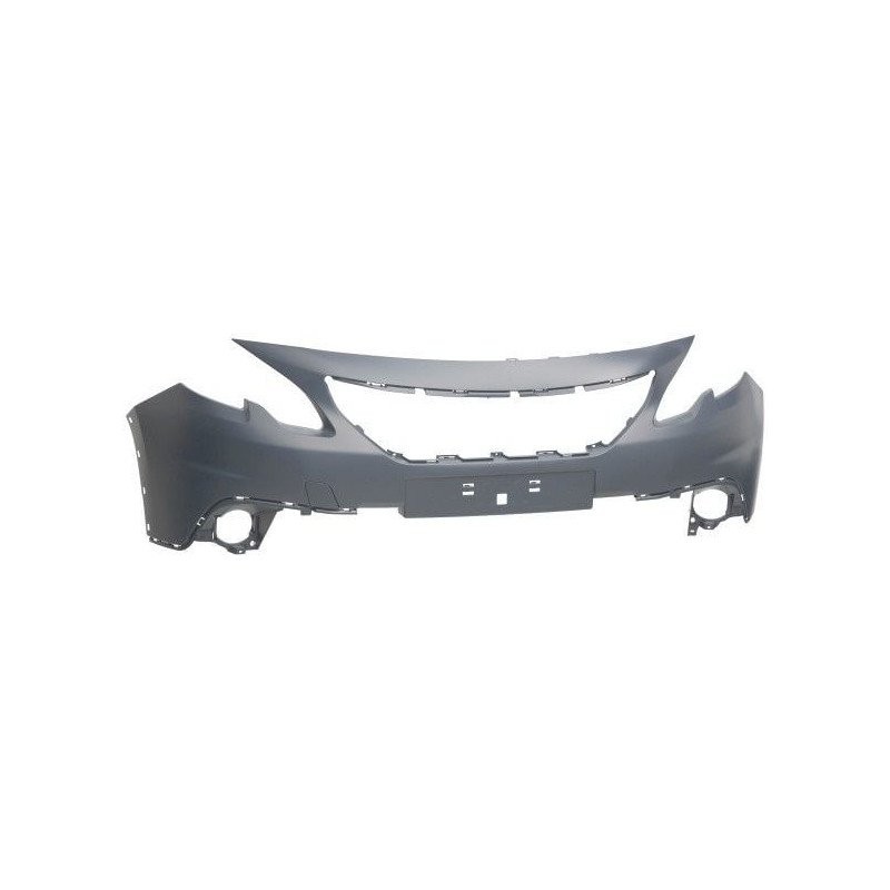 Pare-choc avant supérieur Peugeot 2008 avec emplacement moulure pour rénovation carrosserie