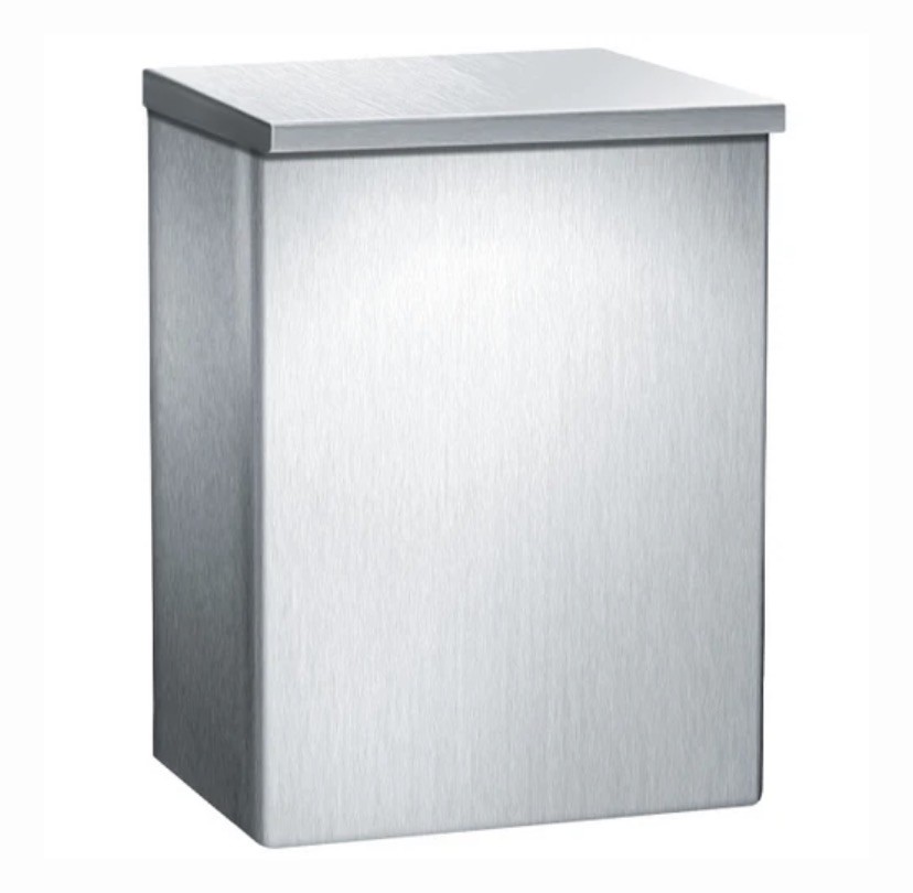 ASI 10-0852 Sanitary Waste Disposal Surface-Mount Stainless Steel NEW