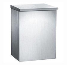 ASI 10-0852 Sanitary Waste Disposal Surface-Mount Stainless Steel NEW