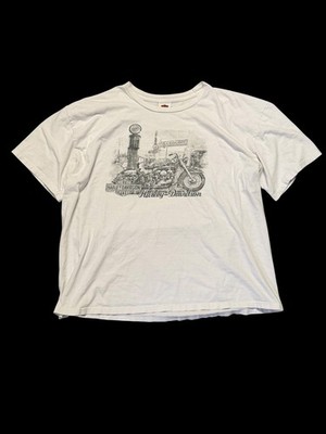 Harley Davidson T Shirt Size XL Sandy Utah Shop - Vintage Motorcycle Biker