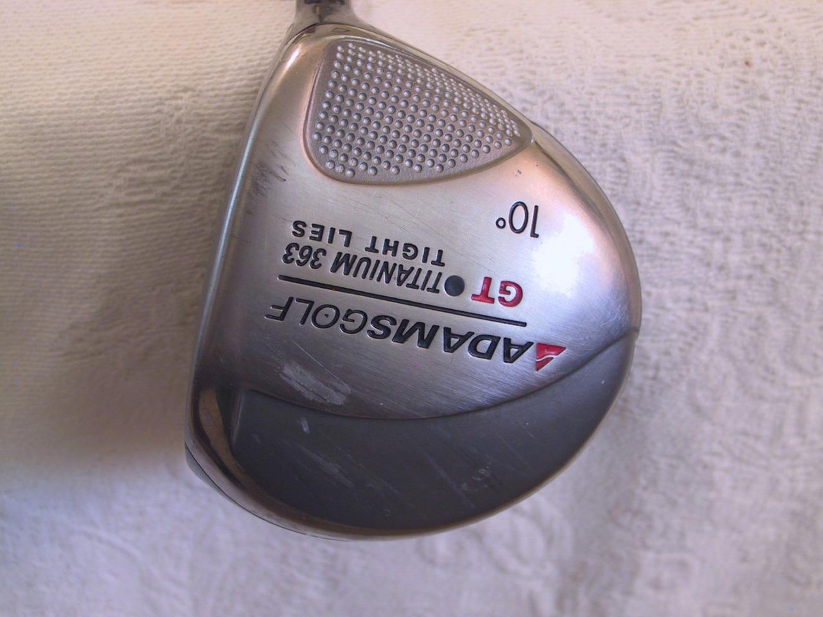 ADAMS GT 363 Titanium 10* Driver Stiff Factory Shaft Ships for