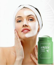 Solid Deep Cleansing Mask Green Tea Moisturizing Purifying Clay Oil Mud Mask